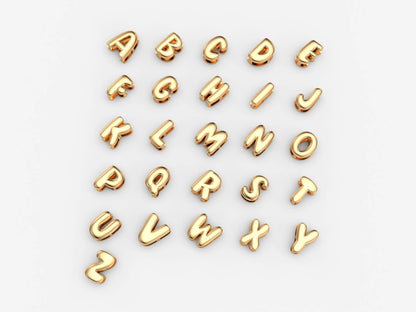 Personalized Puff Name  Customize Necklace